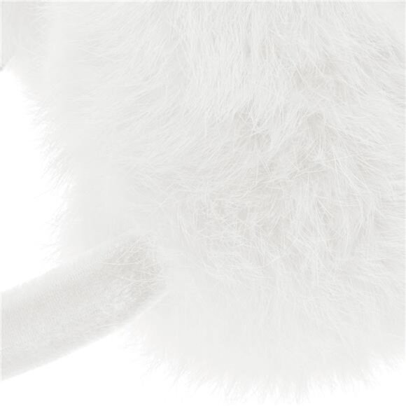 Women's Genuine Rabbit Fur Ear Muffs - Adjustable Ear Warmers - Picture 7 of 8